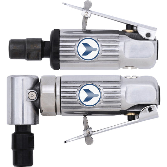 2-in-1 Mini Air Die Grinder Combo, 1/4", 22000/25000 RPM