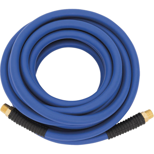 AH3825HY Hybrid Hose, Air, Polymer, 3/8" dia. x 25', 300 psi, 1/4 NPT