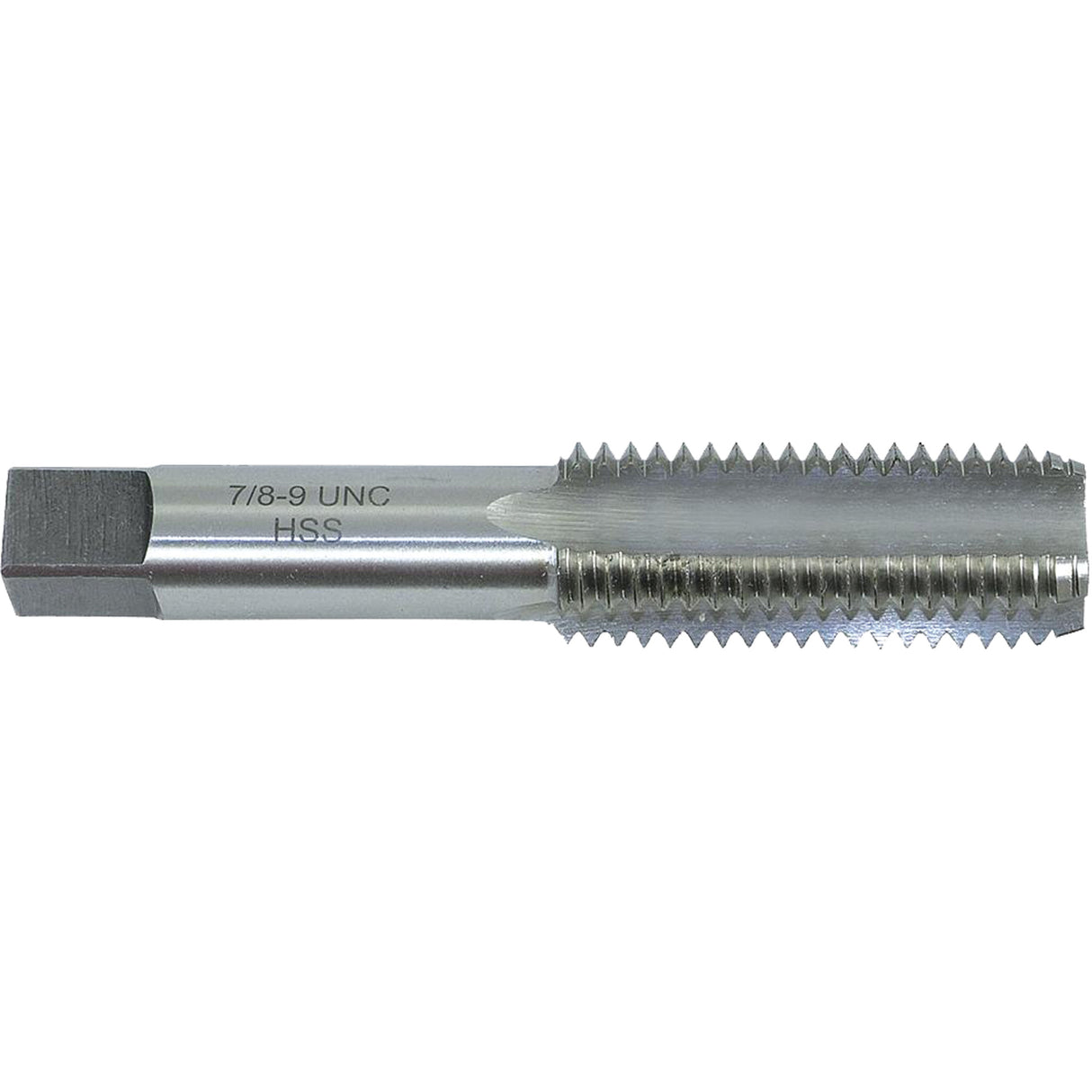 M2 SAE Tap, High Speed Steel, 3/8"-16 Thread