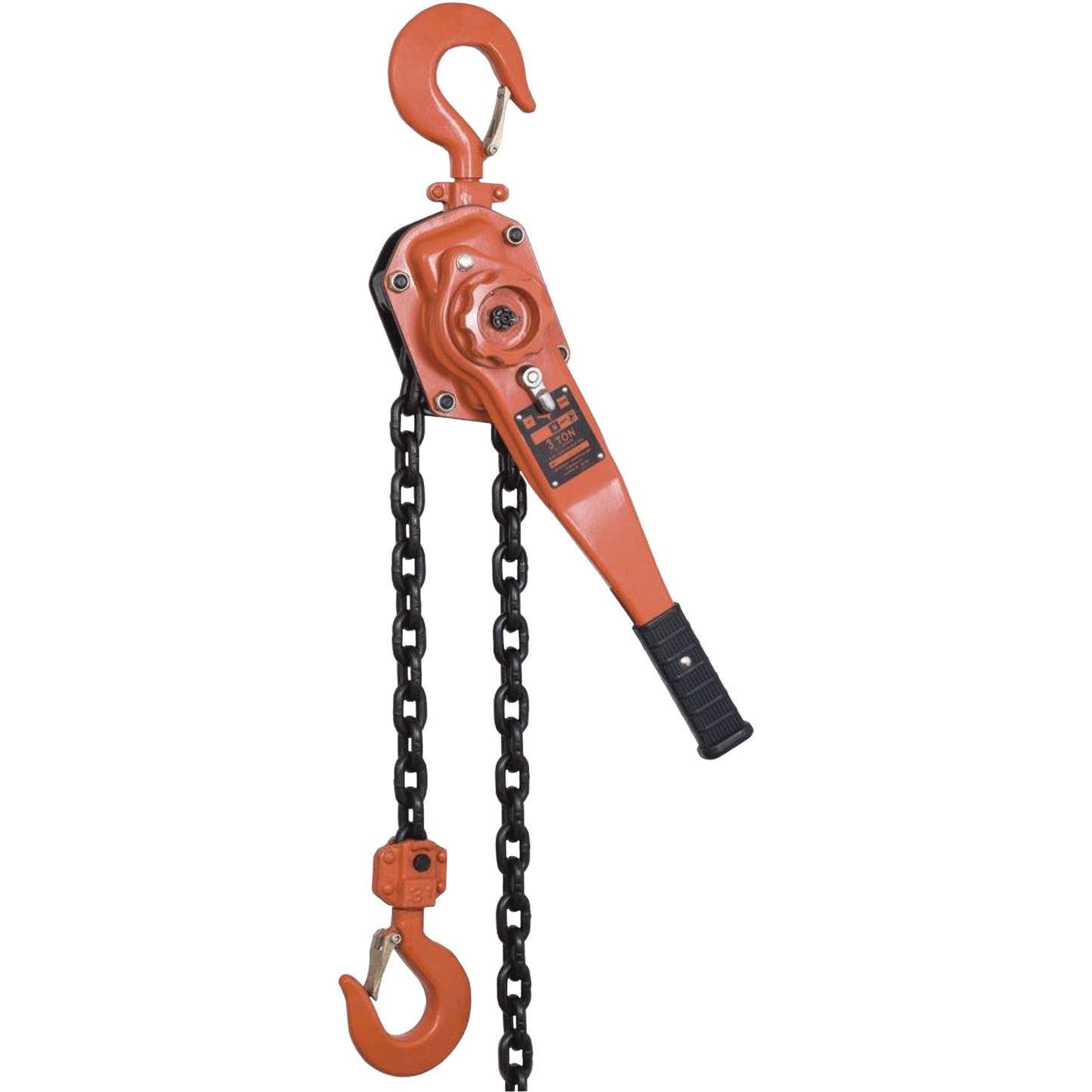 KLP-300-10 KLP Series Lever Chain Hoists, 10' Lift, 6000 lbs. (3 tons) Capacity, Steel Chain