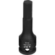 Impact Socket Bits, Hex, 12 mm x 1/2" Drive