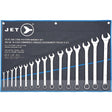 LCWS-16S Long Pattern Combination Wrench Sets, Combination, 16 Pieces, Imperial