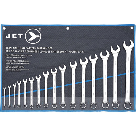 LCWS-16S Long Pattern Combination Wrench Sets, Combination, 16 Pieces, Imperial
