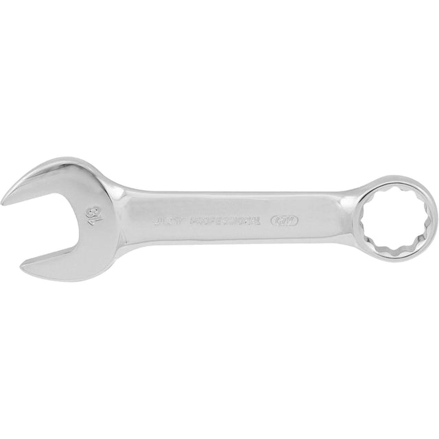 Stubby Combination Wrenches, 18 mm, Chrome Finish