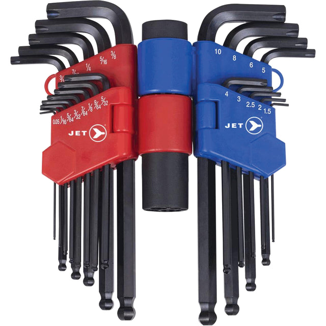 JHHK-22 Hextractor™ Hex Key Wrench Sets, 22 Pcs., Metric & Imperial