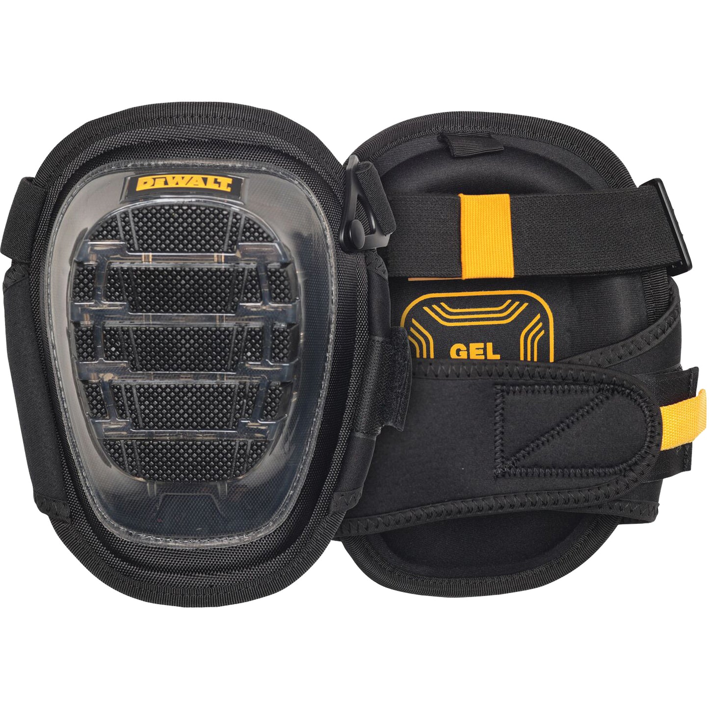 DEWALT Stabilizing Knee Pads, Buckle Style, Plastic/Foam Caps, Gel Pads