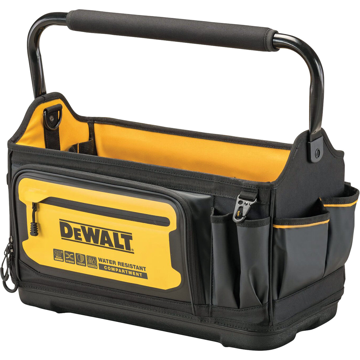 20” PRO Tool Tote, 36 Pockets, Black/Yellow