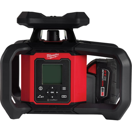M18™ Red Exterior Dual Slope Rotary Laser Level Kit with Receiver & Remote, 4000' (1219.2 m)