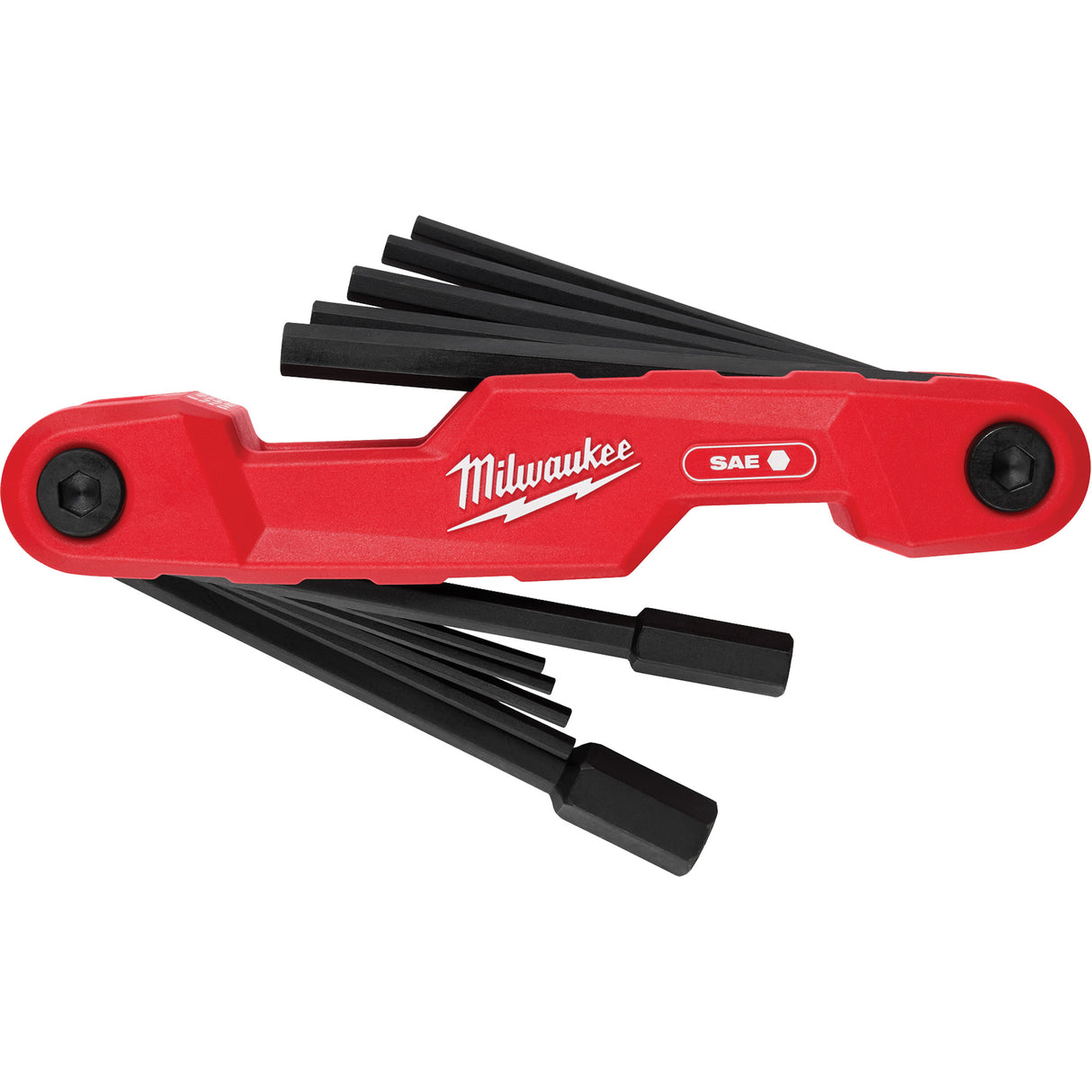 Electrician's SAE Folding Hex Key Set, 11 Pcs., Imperial