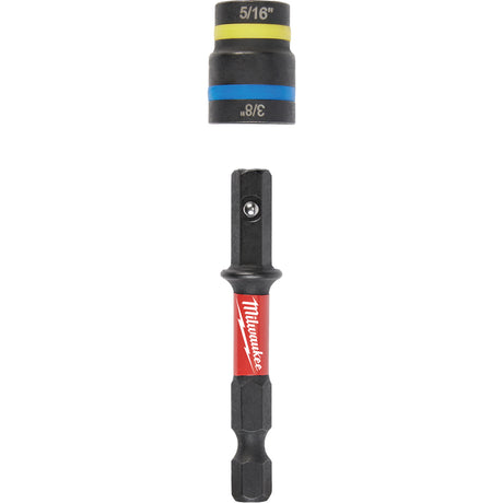 Shockwave Impact Duty™ Quik-Clear™ 2-in-1 Nut Driver, 5/16"/3/8" Drive, 2-1/2" L, Magnetic