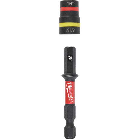 Shockwave Impact Duty™ Quik-Clear™ 2-in-1 Nut Drivers, 5/16"/1/4" Drive, 2-1/4" L, Magnetic