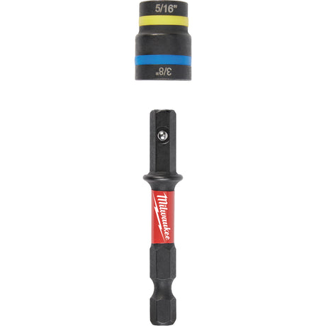 Shockwave Impact Duty™ Quik-Clear™ 2-in-1 Nut Drivers, 5/16"/3/8" Drive, 2-1/2" L, Magnetic