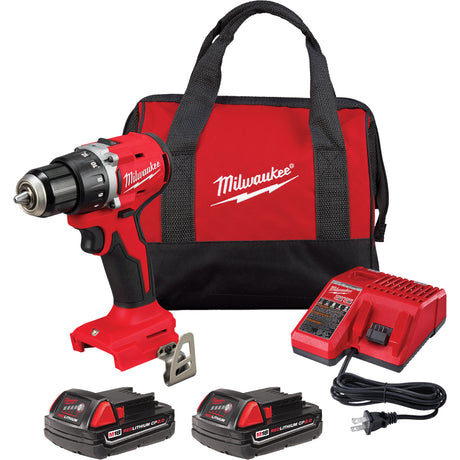 M18™ Compact Brushless Drill/ Driver Kit, Lithium-Ion, 18 V, 1/2" Chuck, 550 in-lbs Torque