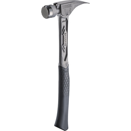 TIBONE™ Milled Titanium Framing Hammer, 14 oz., Solid Steel Handle, 15-1/4" L