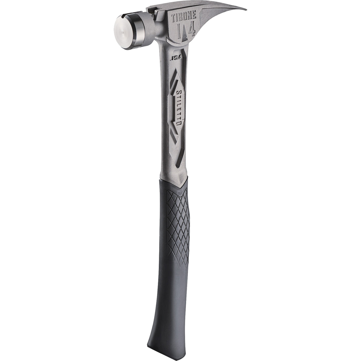 TIBONE™ Smooth Titanium Framing Hammer, 14 oz., Solid Steel Handle, 15-1/4" L