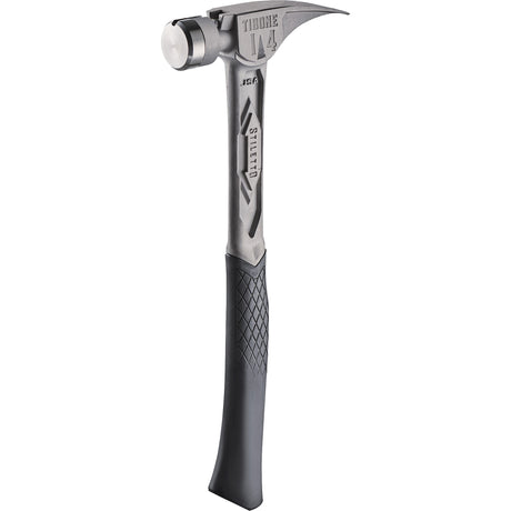 TIBONE™ Smooth Titanium Framing Hammer, 14 oz., Solid Steel Handle, 15-1/4" L