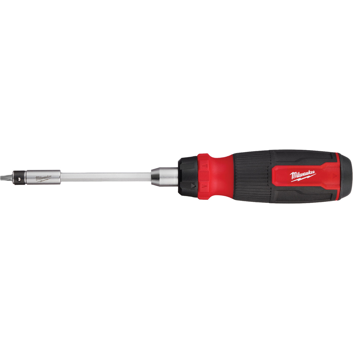 27-in-1 Ratcheting Security Multi-Bit Screwdriver, 10-11/100" L, Cushion Grip Handle