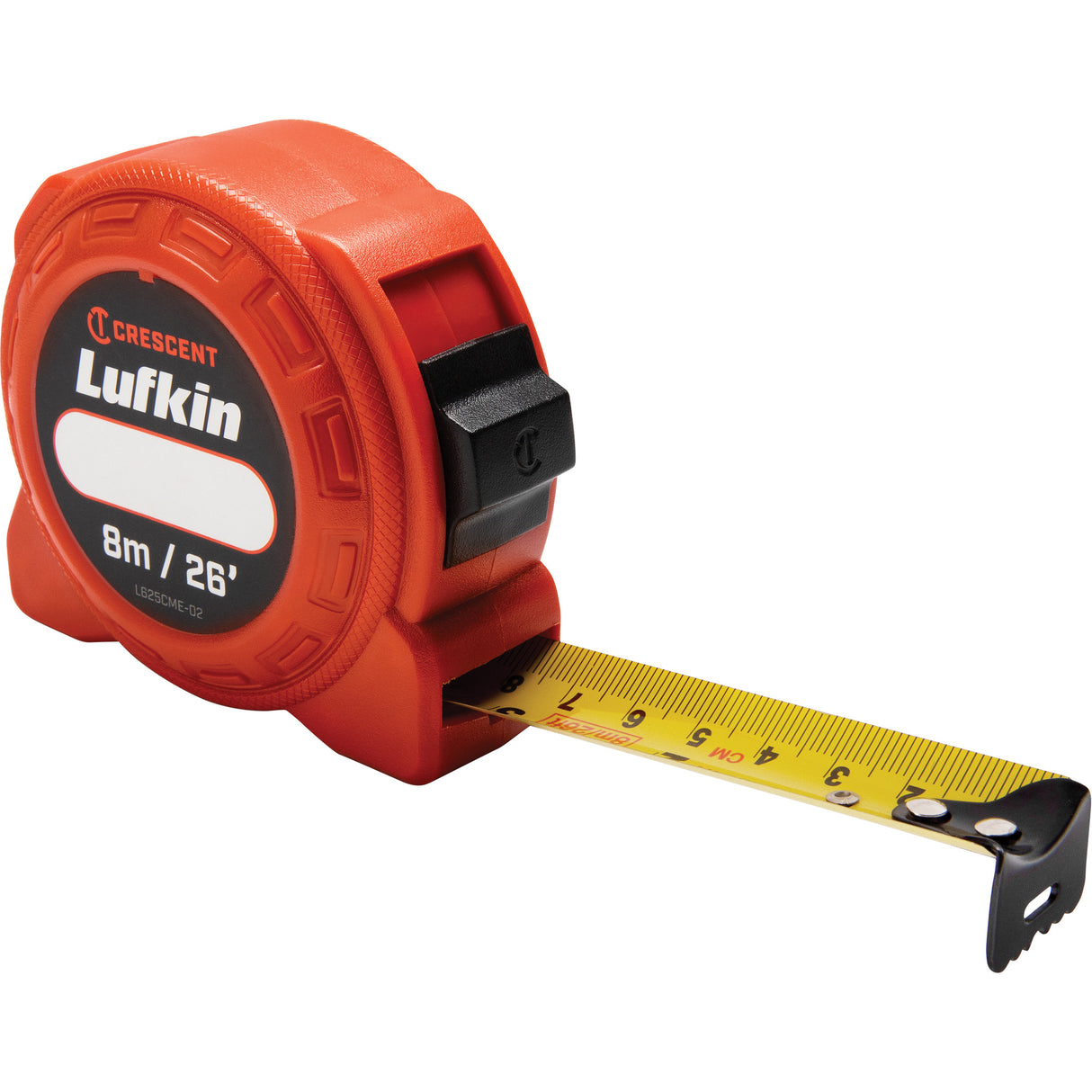 L600 Series Power Tape Measure, 1" x 26'/8 m, Imperial & Metric Graduations