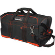 24" Pro Contractor's Gear Bag, Ballistic Polyester, Black/Orange