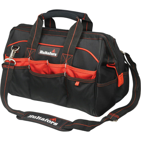16" Tradesman's Tool Bag, Ballistic Polyester, Black/Orange