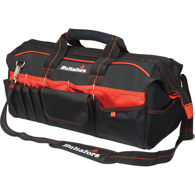 20" Tradesman's Tool Bag, Ballistic Polyester, Black/Orange
