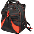 Deluxe Tool Backpack, Black/Orange, Ballistic/Polyester