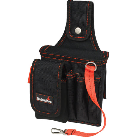 Small Technician's Pouch, Ballistic Polyester, Black/Orange