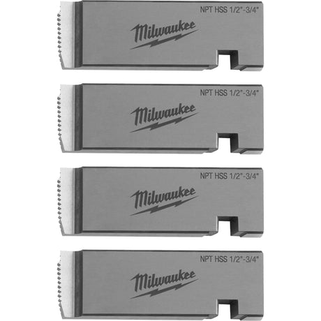 NPT Universal Pipe Threading Dies, For Pipe Size 1/2"-3/4", High Speed for Stainless Steel