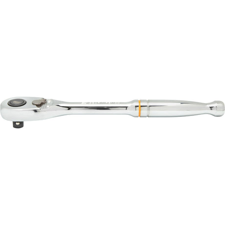 90-Tooth Quick Release Teardrop Ratchet, 1/2" Drive, Ergonomic Handle