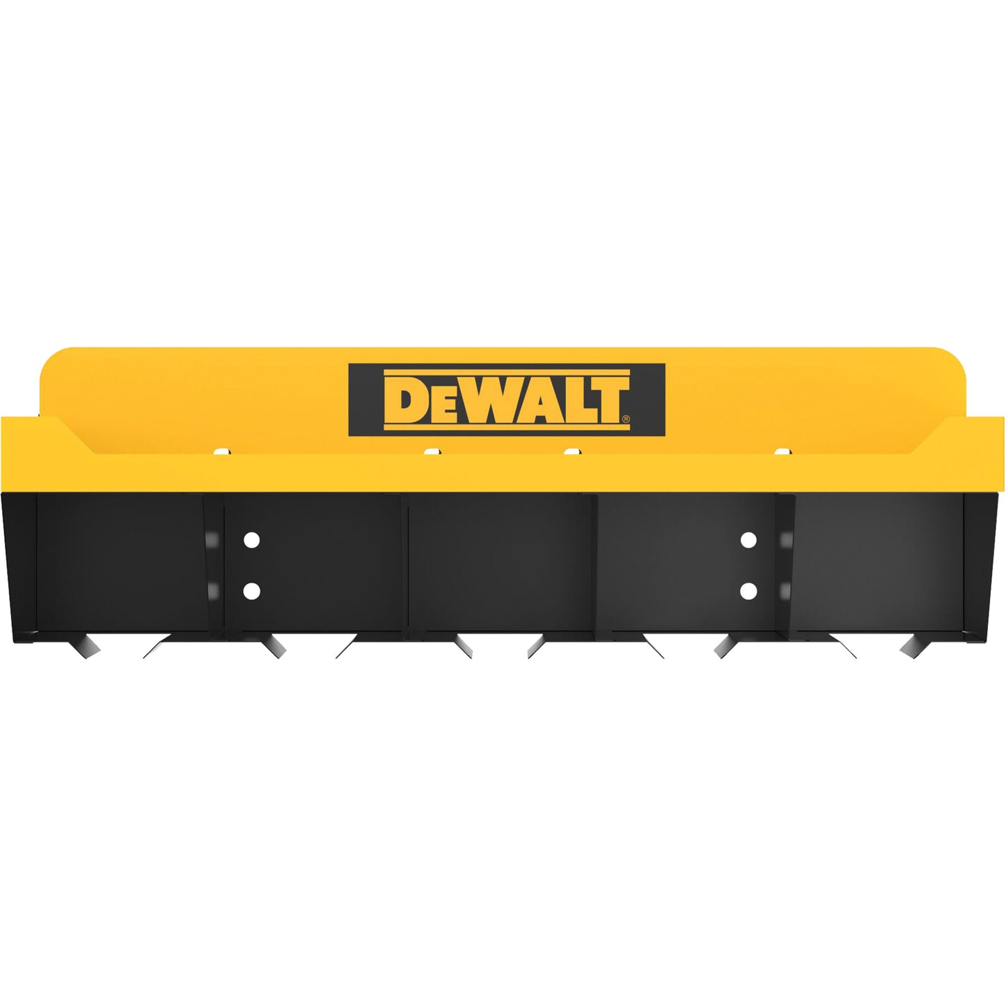 Power Tool Storage Shelf Combo, Steel, Black/Yellow