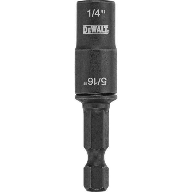 Impact-Ready Double-Ended Detachable Nut Driver, 5/16"/1/4" Drive, Magnetic