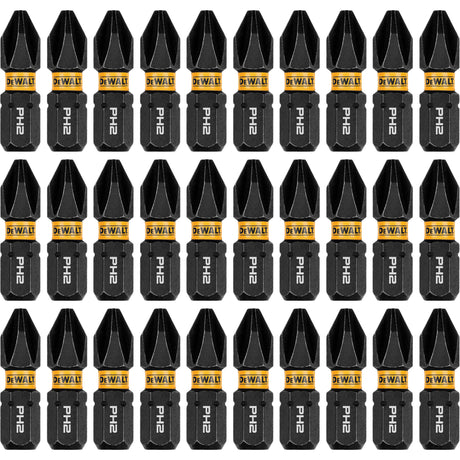 30-Piece FLEXTORQ® Impact Driver Bit Set, Phillips, #2, 1/4" Drive