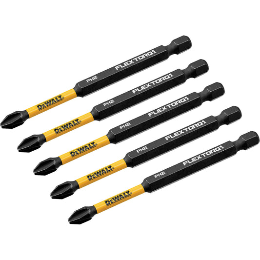 FLEXTORQ® Impact Driver Bit, Phillips, #2 Tip, 1/4" Drive Size, 3-1/2" Length