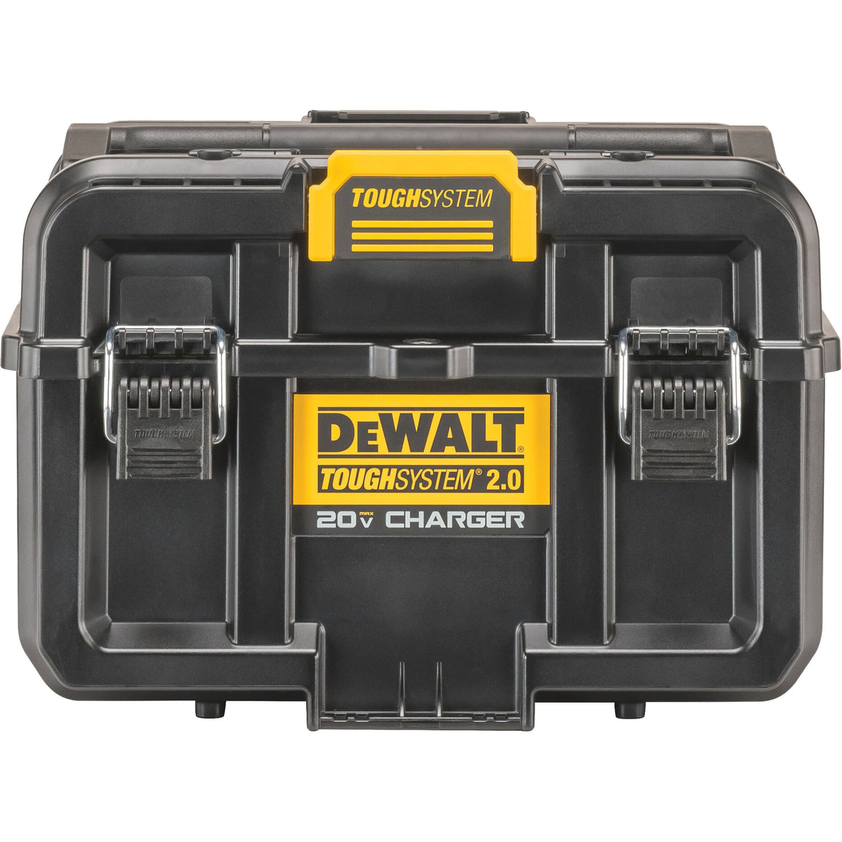 ToughSystem® 2.0 20V Dual Port Charger, 14" x 15" x 9", Black/Yellow