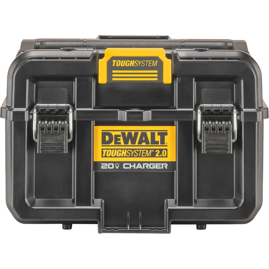 ToughSystem® 2.0 20V Dual Port Charger, 14" x 15" x 9", Black/Yellow