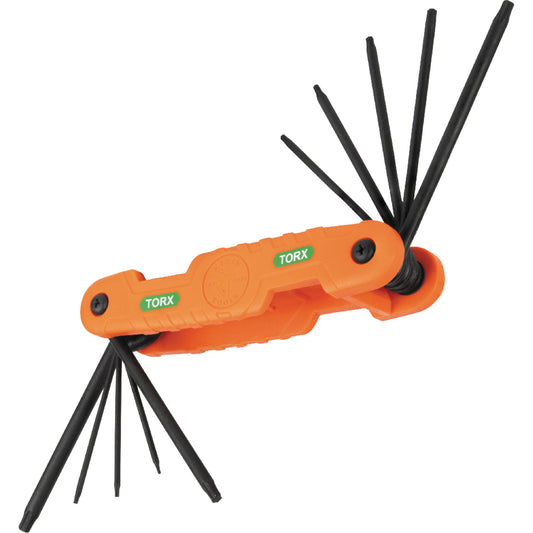 Pro Folding Hex Key Set, 10 Pcs., Torx®