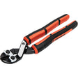 Compact Wire & Bolt Cutter, 8-1/2" L, Angle Cut
