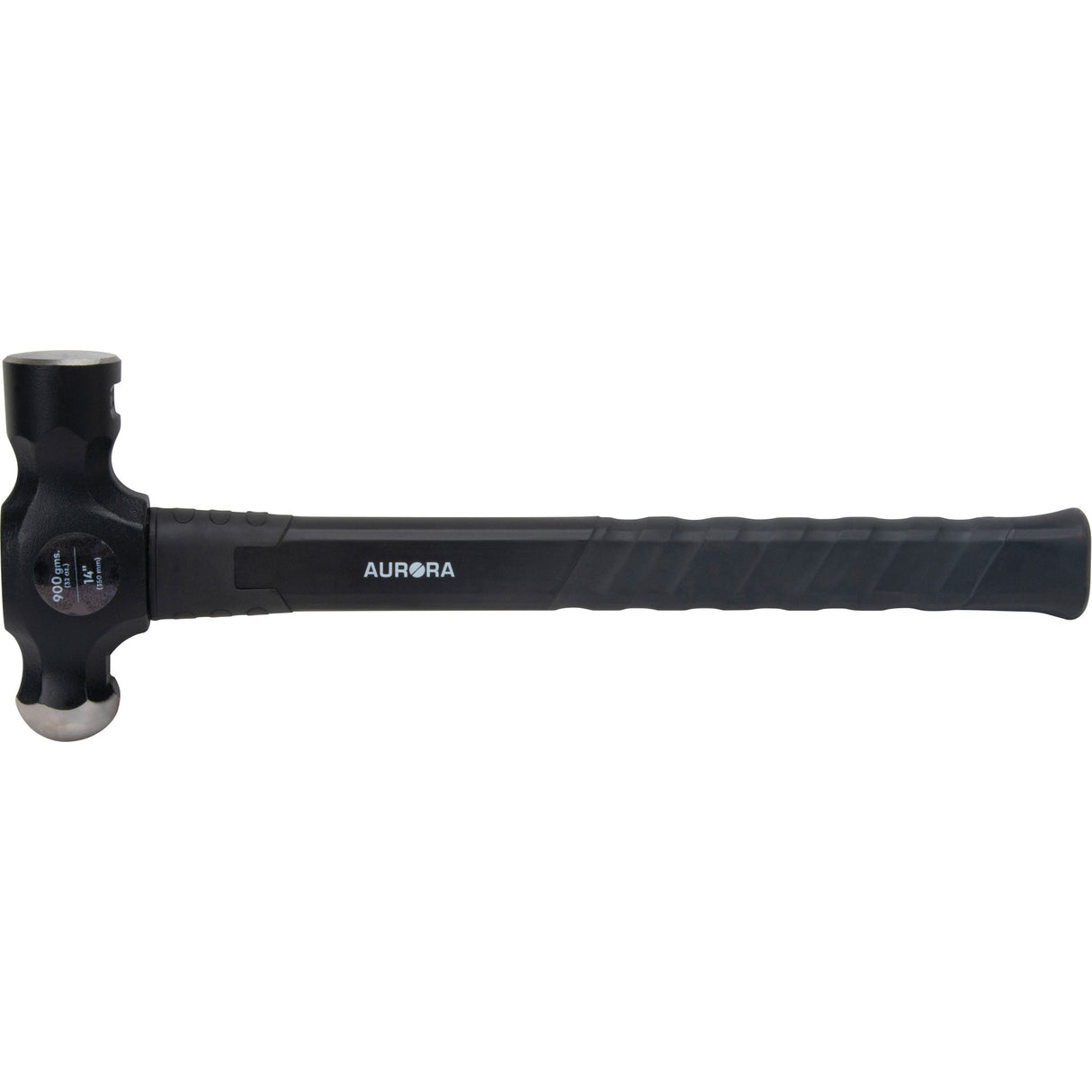 Ball Pein Hammer, 32 oz. Head Weight, Plain Face, Fibreglass Handle