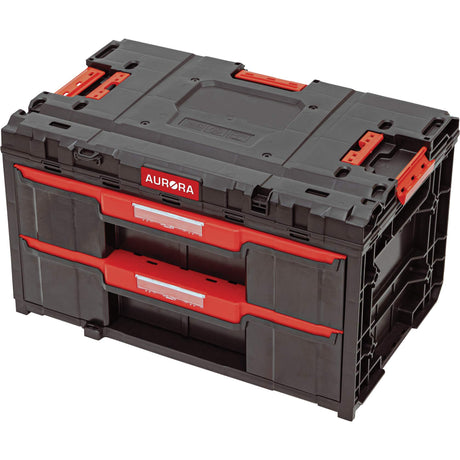 Arx™ 2-Drawer Toolbox, 23-1/10" x 15" x 13-2/5", Black