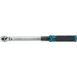 72-Tooth Torque Wrench, Click, 3/8" Square Drive, 10 - 100 ft-lbs.