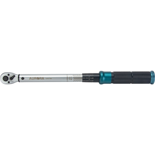 72-Tooth Torque Wrench, Click, 3/8" Square Drive, 10 - 100 ft-lbs.