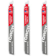 TORCH™ 3-Pack with Carbide Teeth for Medium Metal, Carbide, 10 TPI, 9" L x 1" W