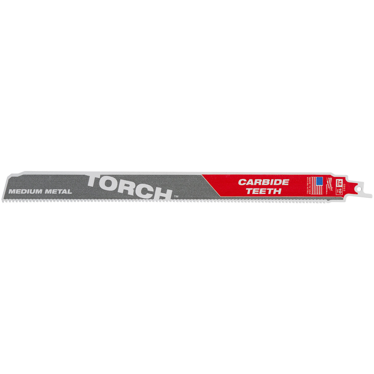 TORCH™ with Carbide Teeth for Medium Metal, Carbide, 10 TPI, 12" L x 1" W