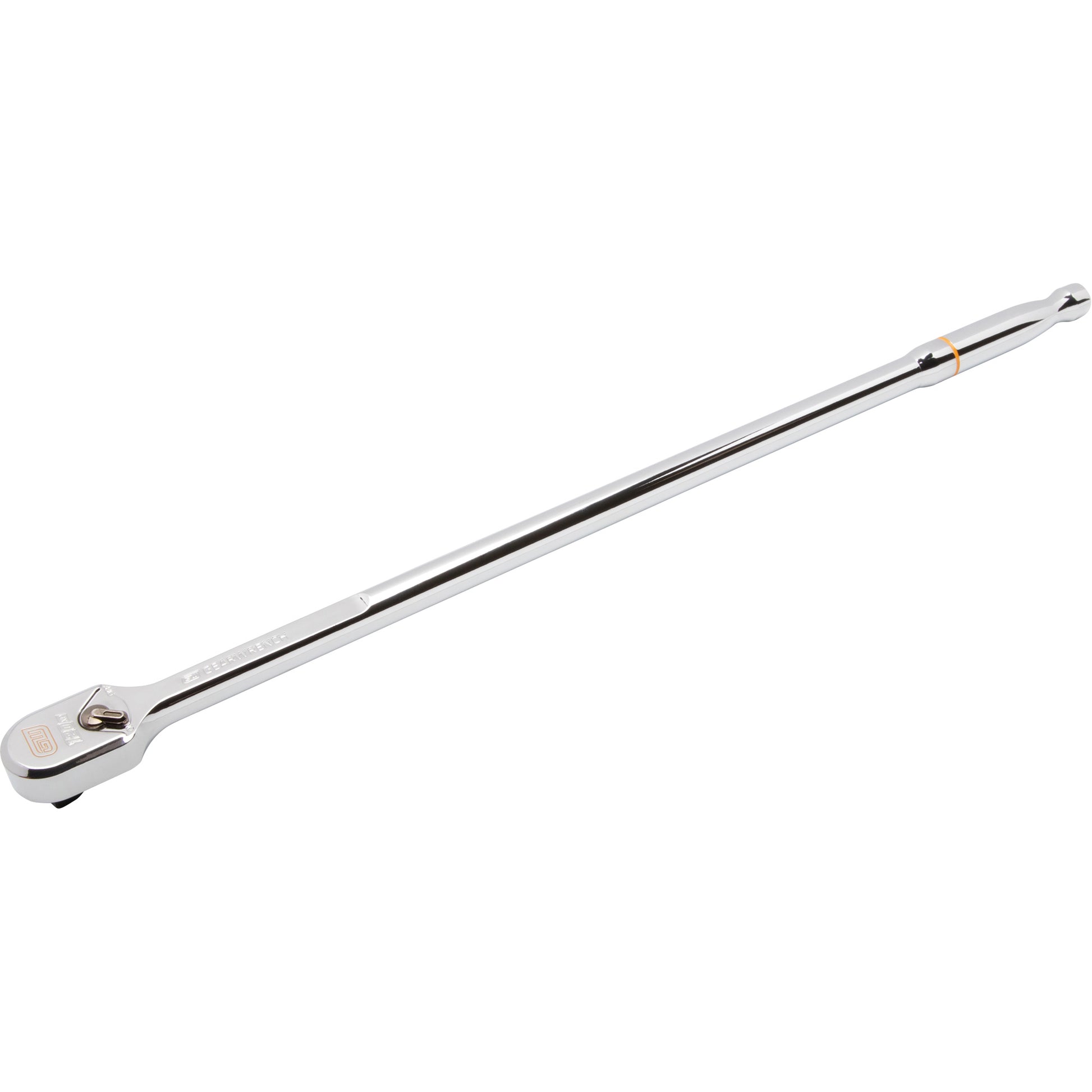 120XP™ Full Polish Chrome Extra Long Handle Teardrop Ratchet, 3/8" Drive, Ergonomic Handle