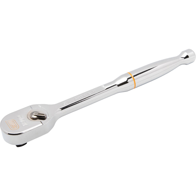 120XP™ Full Polish Chrome Teardrop Ratchet, 1/2" Drive, Ergonomic Handle