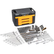12-Point Mechanics Tool Set in 3 Drawer Storage Box, 243 Pieces