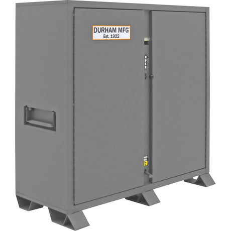 Jobsite Storage Cabinet, Steel, 47.5 Cubic Feet, Grey