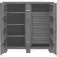 Jobsite Storage Cabinet, Steel, 59 Cubic Feet, Grey