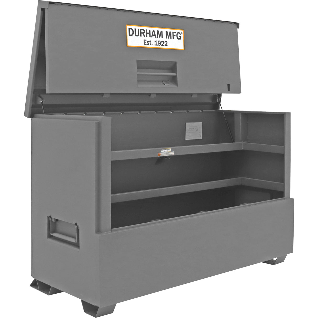 57.4 cu. ft. Jobsite Piano Box, 72-7/16" W x 33-7/8" D x 49-7/16" H, Grey
