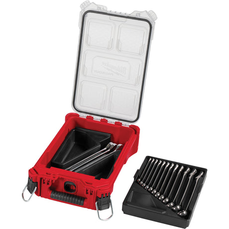 Wrench Set with PackOut™ Compact Organizer, Combination, 15 Pieces, Metric